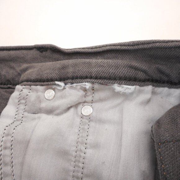 Levi's Ankle Wedgie Straight Jeans Faded Black Denim High Rise Womens Size 31x27 - Picture 9 of 11